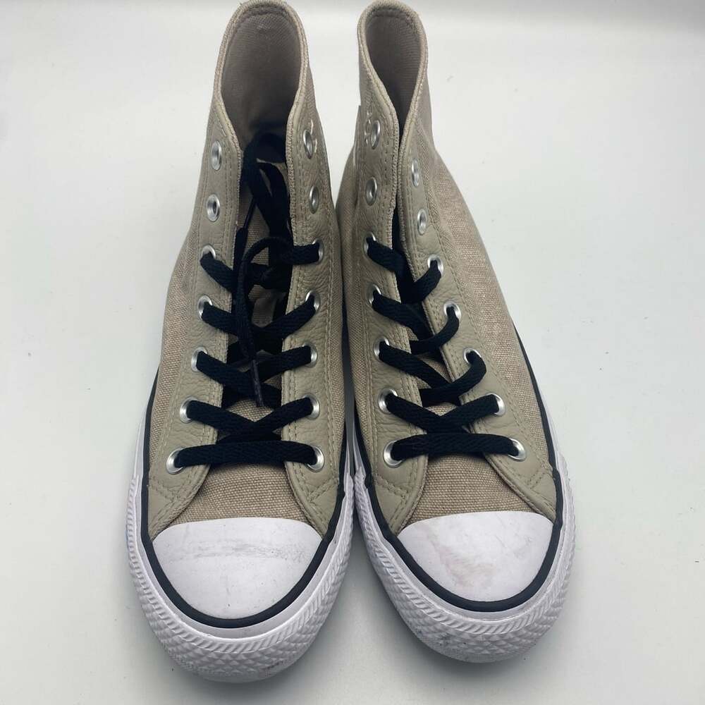 Converse Chuck Taylor All Star High Top Sneaker leather trimmed